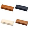 Leather Eyewear Case Travel Storage Organizer With Keychain For Men Women Children
