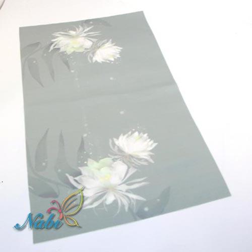 SMTA 29*49cm Knitted Fabric Cotton The Cloth Tissu Au Metre Flowers Embroidery Patchwork DIY Fabrics  1pcs Rayon Thicken
