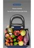 Compact Folding Stair-Climbing Grocery Cart for Seniors