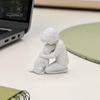 Modern Minimalist Ornament Mini Size Ornament, 3D Printed One-Piece Molding Figurine, Imitation Stone Small Decorative Sculpture Texture Stable