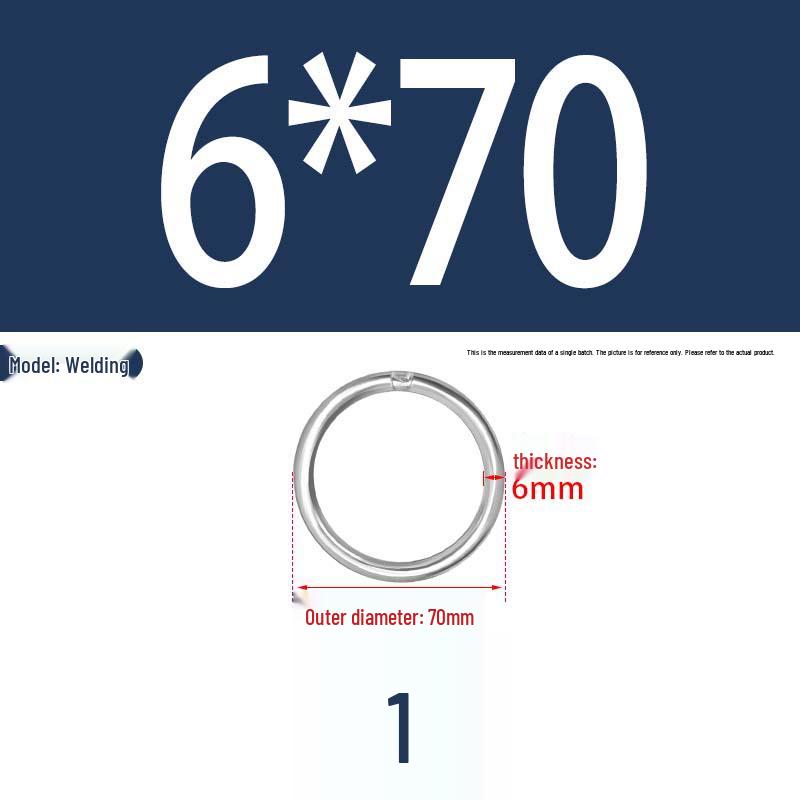 304 Stainless Steel Seamless O-Ring for Lifting and Hammock Yoga Connection