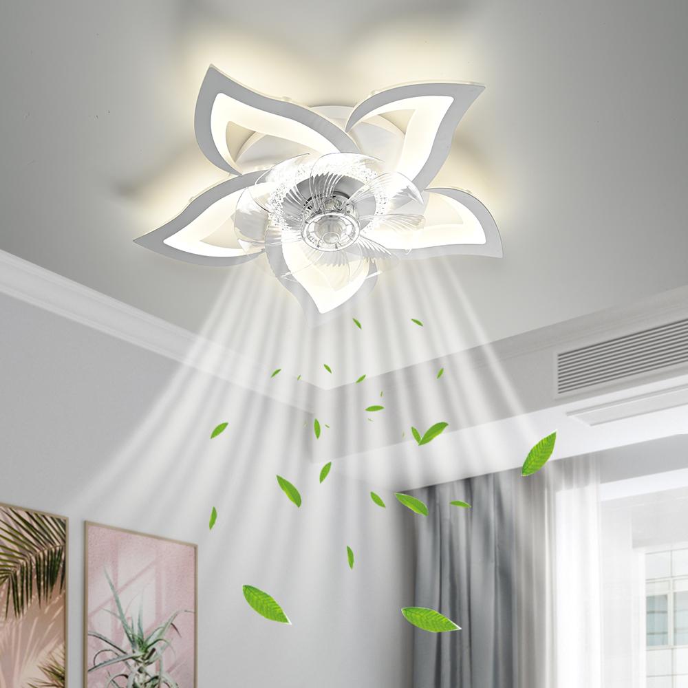 IRALAN modern LED ceiling fan light smart switch home appliance ceiling fan with light indoor lighting decorative fan light
