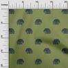 oneOone Cotton Flex Fabric Elephant Block Printed Craft Fabric BTY 40 Inch