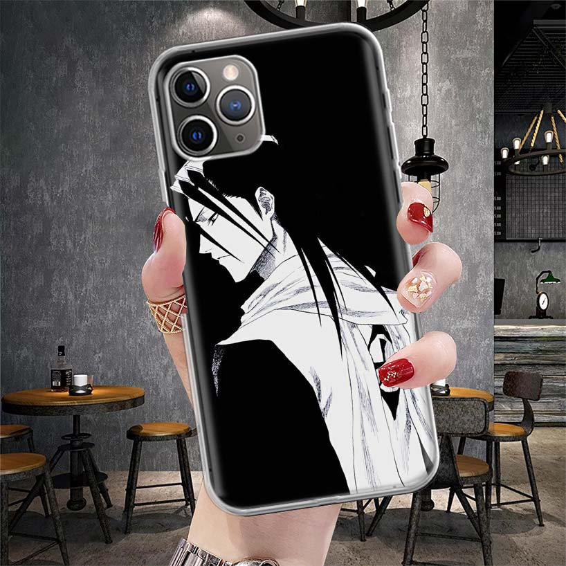 Bleach Kuchiki Byakuya Soft Phone Case For IPhone 11 17 Air 16E 16 Pro Max 15 + 14 Plus 13 Mini 12 Apple 7 SE 8 Fundas Coque 11