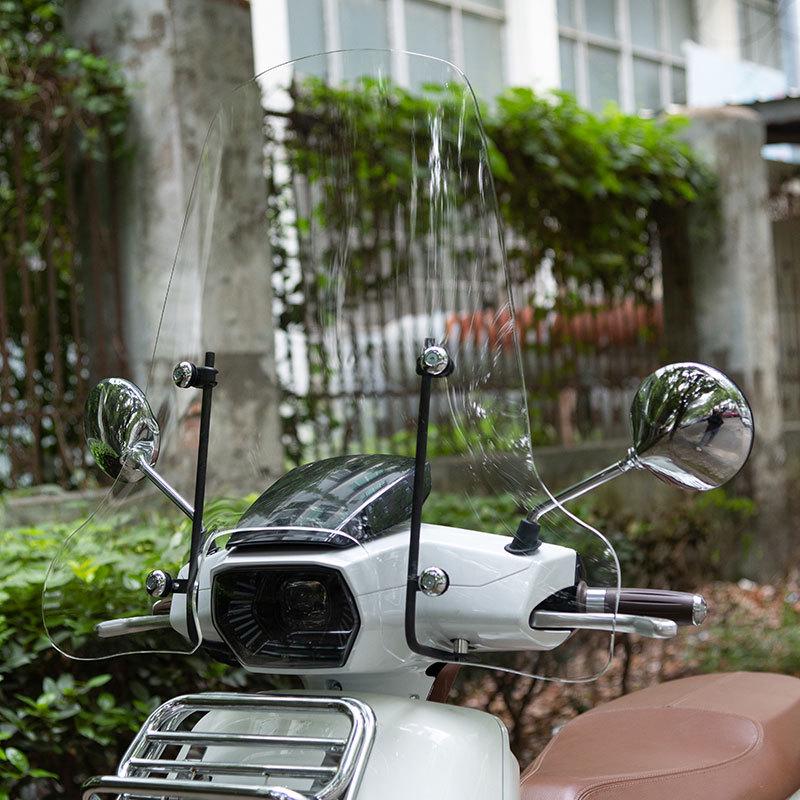 Qianjiang Dream Dino 150 Front Retro Scooter Windshield Rain Shield Accessory