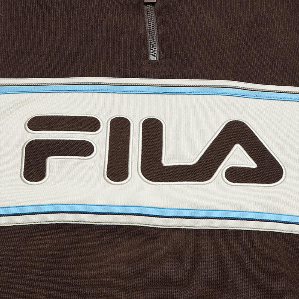 Fila Original Classic Fashion Personality Trendy Retro Sports Casual Versatile Comfortable Pullover Sweatshirt Women Sweatshirt F11W619222FBN