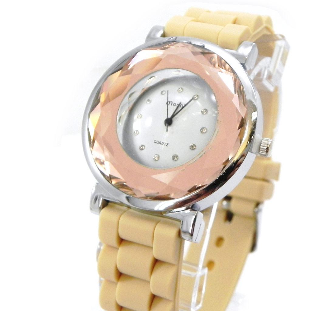 Les Trésors De Lily [I2737] - Montre Design 'Absolu' beige