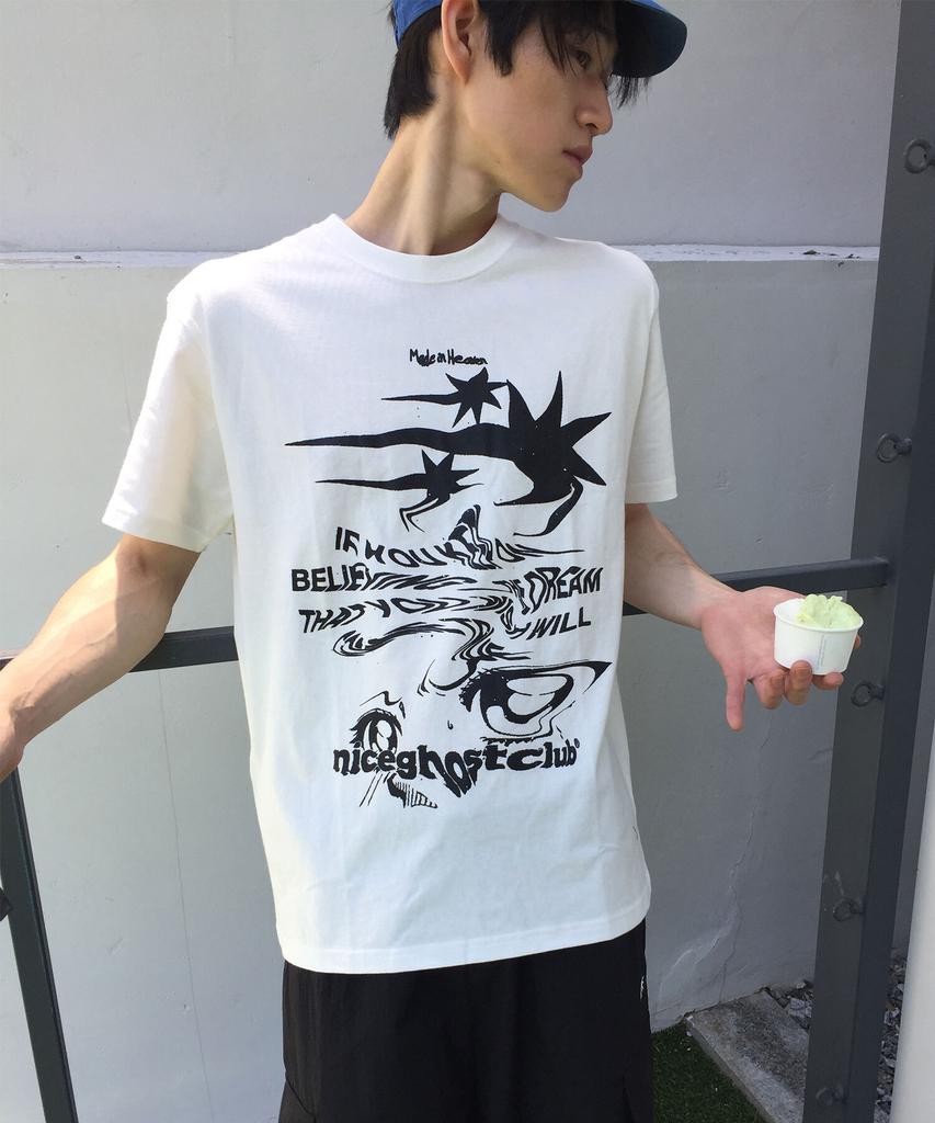 NICEGHOSTCLUB Tornado Logo Tee_White(Ng2Emut503A)