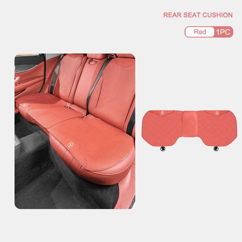 XKJ1 Car Seat Cover Sweatproof Breathable Anti-slip Seat Mat Pad For Mercedes Benz GLC CLE CLA GLB GLS W177 W205 W213 W222 Stickers