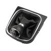 5/6 Gang Schalthebelknauf mit Ledermanschette für Volkswagen VW Golf 5 V 6 VI MK5 MK6 Jetta 2005-2014 Car Stying