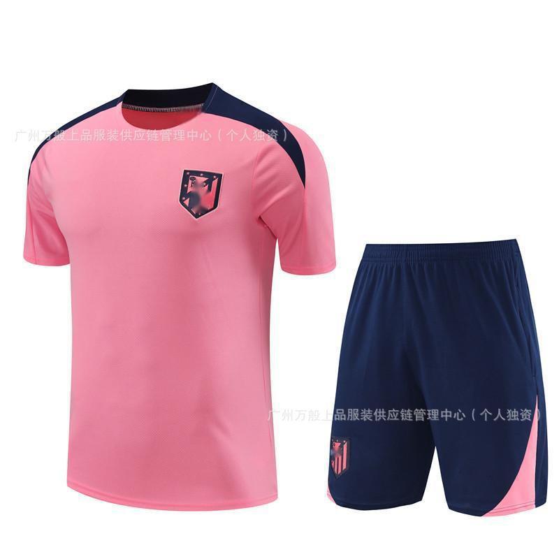 Atletico Madrid Training Jersey Adult Kids Short Sleeve Sports Team Uniforms Basketball