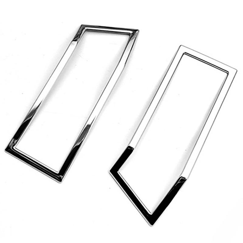 Chrome Rear Fog Lamp Cover Car Tail Light Cover Rear Fog Light Frame Car Styling For Mitsubishi Delica D5