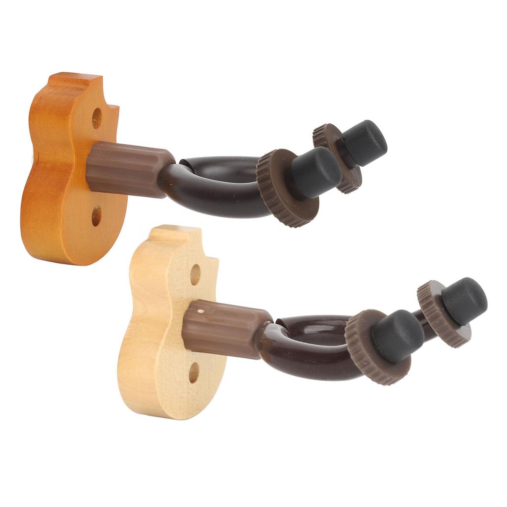 Ukulelehängare Multifunktionell Elegant Snygg Trä Ukulele Väggfäste Stativ för Ukulele Mandolin Banjo