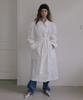 Overdueflair Signature Volume Sleeve Trench Coat_White