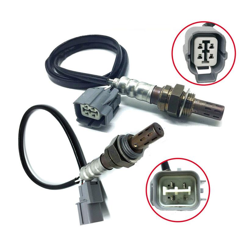 

2pcs Oxygen O2 Sensor Upstream Downstream Front & Rear For 2001 2002 2003 2004 2005 Honda Civic 1.7L D17A7 Engine 4 Wires