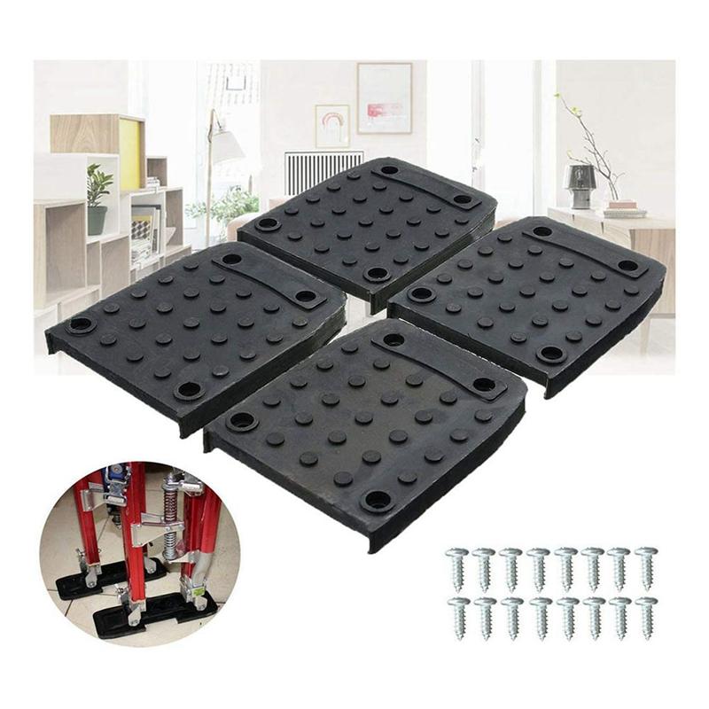 Construction Tripod Mat Non-Slip Foot Pads For Drywall,4Pcs Stilt Soles Replacement Kit
