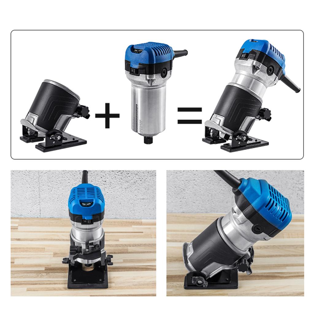 65mm Compact Router Tilt Base To Trim Laminates Power Tool Accessories for Woodworking Cutter Trimmer Machine