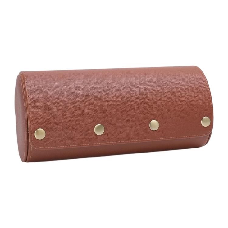 Elegant Leather Watch Storage Case Handmade Wristwatch Holder Carrying Box Women Jewelry Accessory Organiser