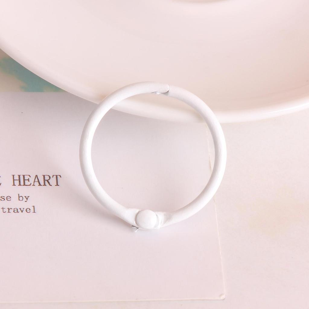 DIY brelok do kluczy: Metalowe ogniwko zaciskowe 30 mm z wykończeniem lakierem wypiekowym