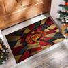 Tappeto in Flanella Stampato Manchester United Antiscivolo Morbido Poliestere Tappeto per Pavimento Tappetino Decorativo per Interni per Camera da Letto Soggiorno Divano