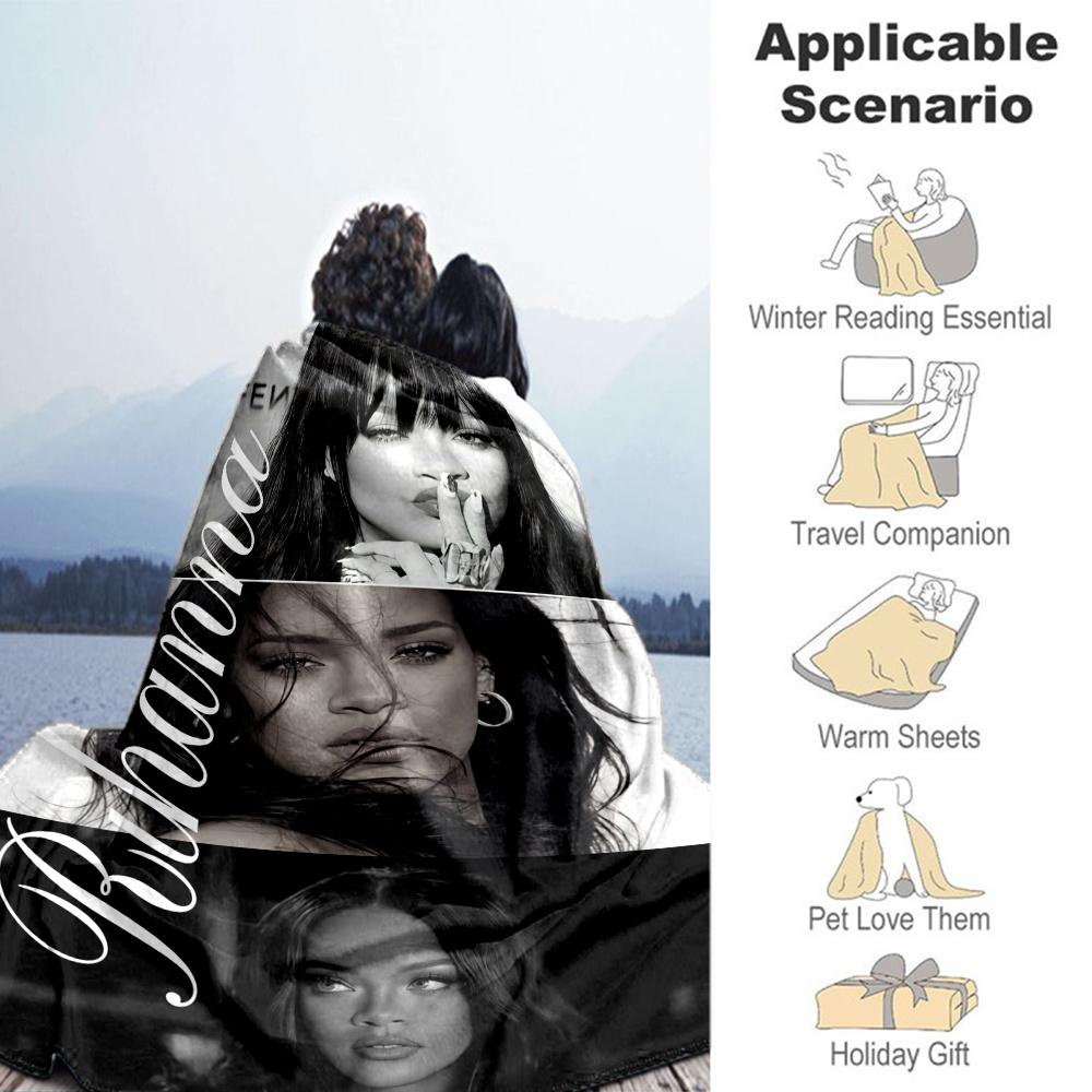 Rihanna Blanket, High quality Comfortable for All Seasons, Home Decor, Warmth and Comfort
