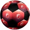 SIZE 5 Red Star Belgrade Soccer Ball Colorful All Ages Machine Stitched PVC Competition Ready Durable High-Bounce