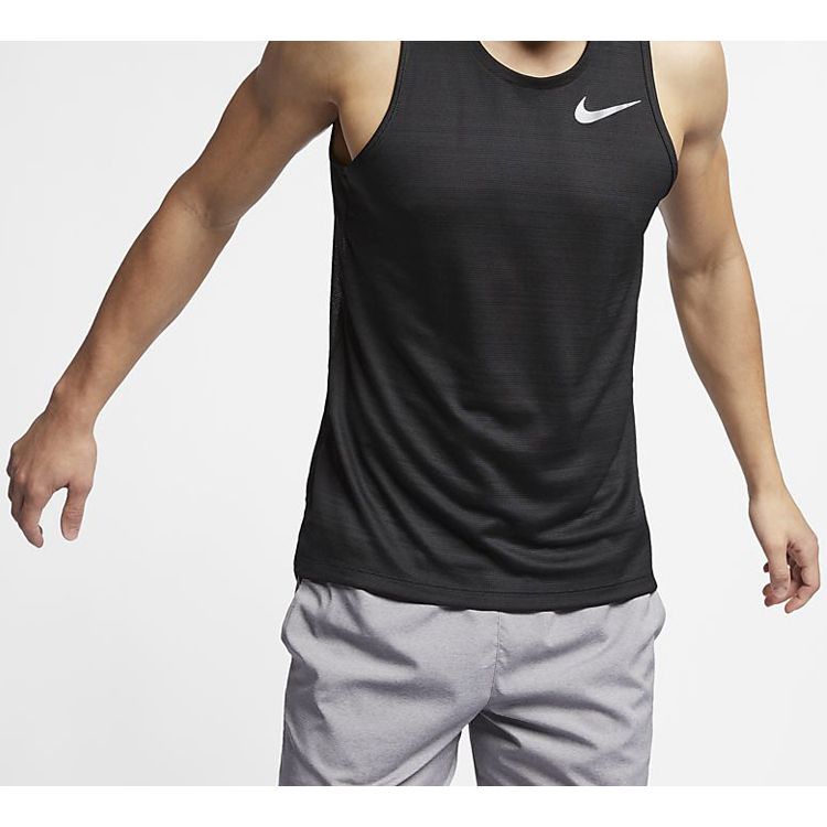 Nike Dri-Fit Sleeveless Loose Casual Sports Vest Men Tops Black AJ7563-010