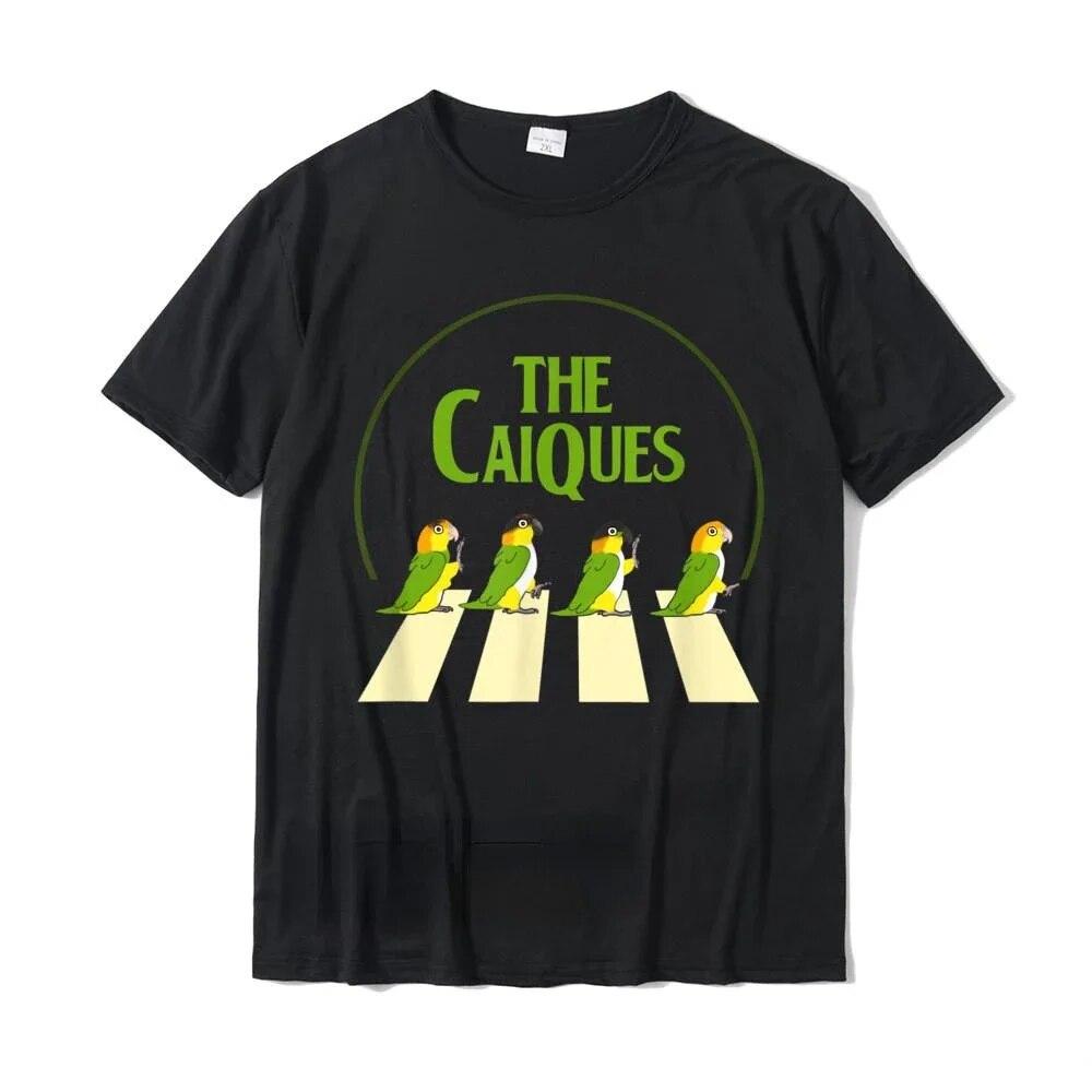 Kawaii Ubrania Birb Papuga Zwierzę Doodle Parodia The Caiques TShirt Cartoon Unisexga Unisex Wowen Moda Graficzne Koszulki