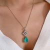 Sace Gems Klassische Kupferlegierung Zirkon Ohrringe Anhänger Halskette Schmuck Sets Hochzeit Party Geschenke