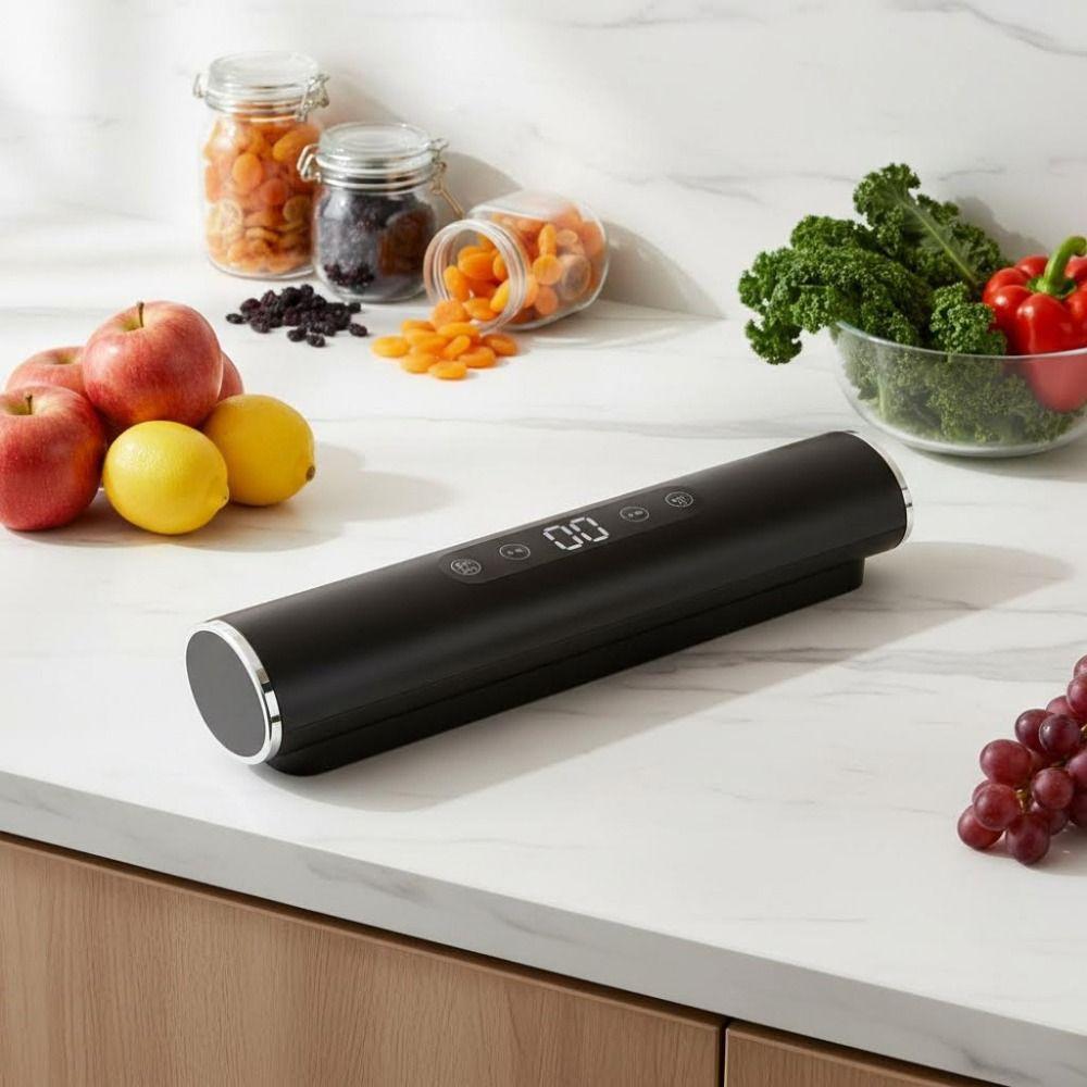 Automatic Vacuum Food Sealer EU/UK Plug Food Packaging Bag Sealant Vacuum Sealing Machine  Travel