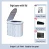 Portable Folding Car Toilet: Odor-Proof, Washable, Ideal for Outdoor Camping and Emergency Use