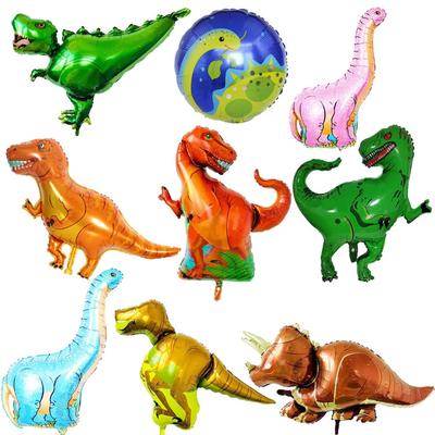 1PC Foil Balloon Animal Dinosaur Tyrannosaurus Balloon Child  Birthday Gifts Decoration Kid's Toys