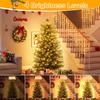 Decute 500LED 164FT Christmas Tree String Lights Green Wire Dimmable with Remote Control, UL Listed Plug in Fairy Starry Lights Decorative for