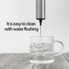 Wireless Rechargeable Electric Milk Frother 3 Speed Handheld Foam Maker Mixer for Latte Cappuccino Hot Chocolate