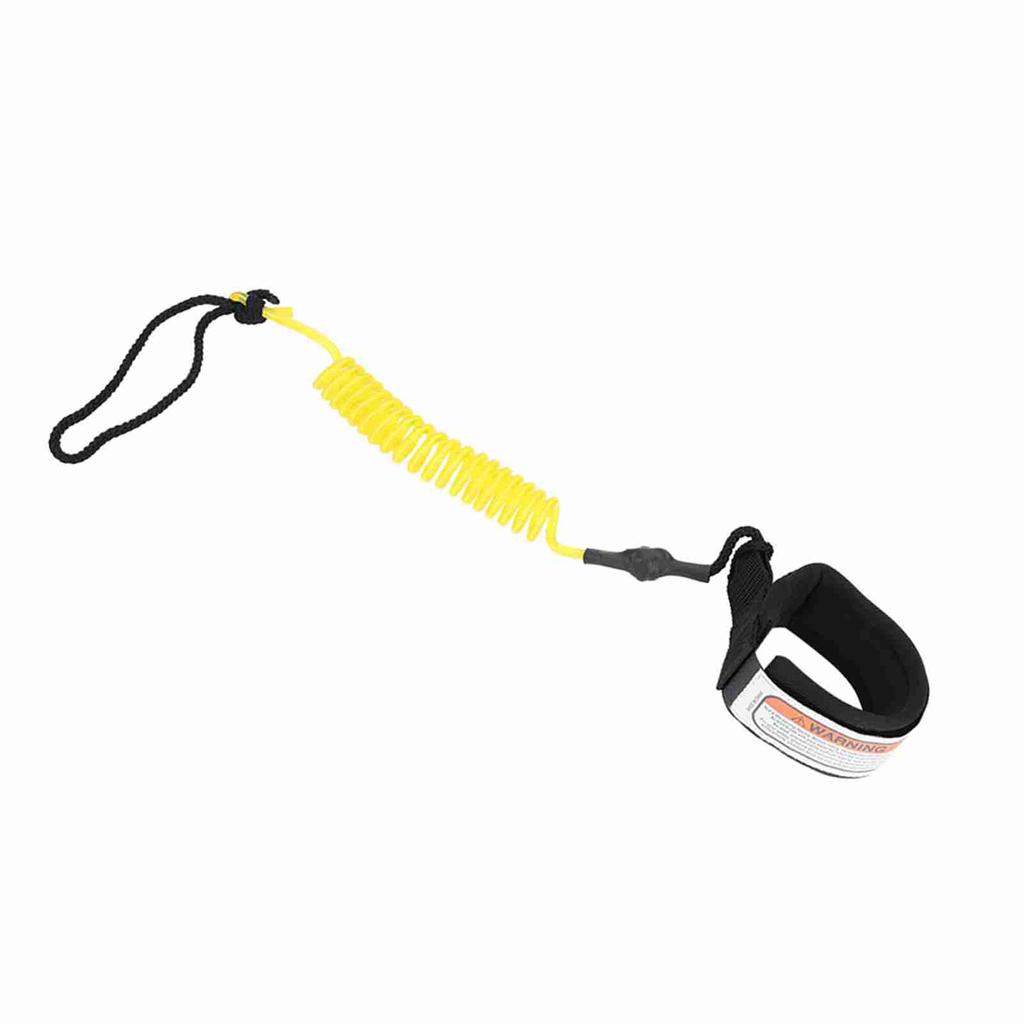 Stand Up Paddle Board 5mm Coiled Spring Leg Foot Rope Surfing Leash for Surfboard