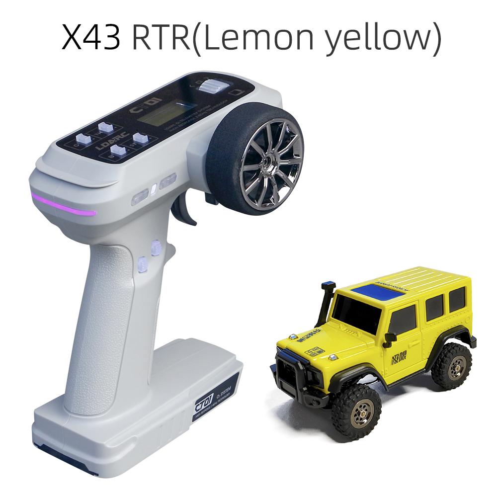 

LDARC X43 1:43 Crawler RC Car Simulation Full Time 4WD Climbing Vehicle Toy Remote Control Toys RTR Kit For Kids and Adults Toys