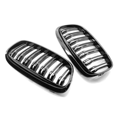 Front Grille Mesh Black Replacement, Front Bumper Grille Car Accessories Replacement for 2 Series 5 Seats Active Tourer 7 Seats F46 Gran Tourer 511373