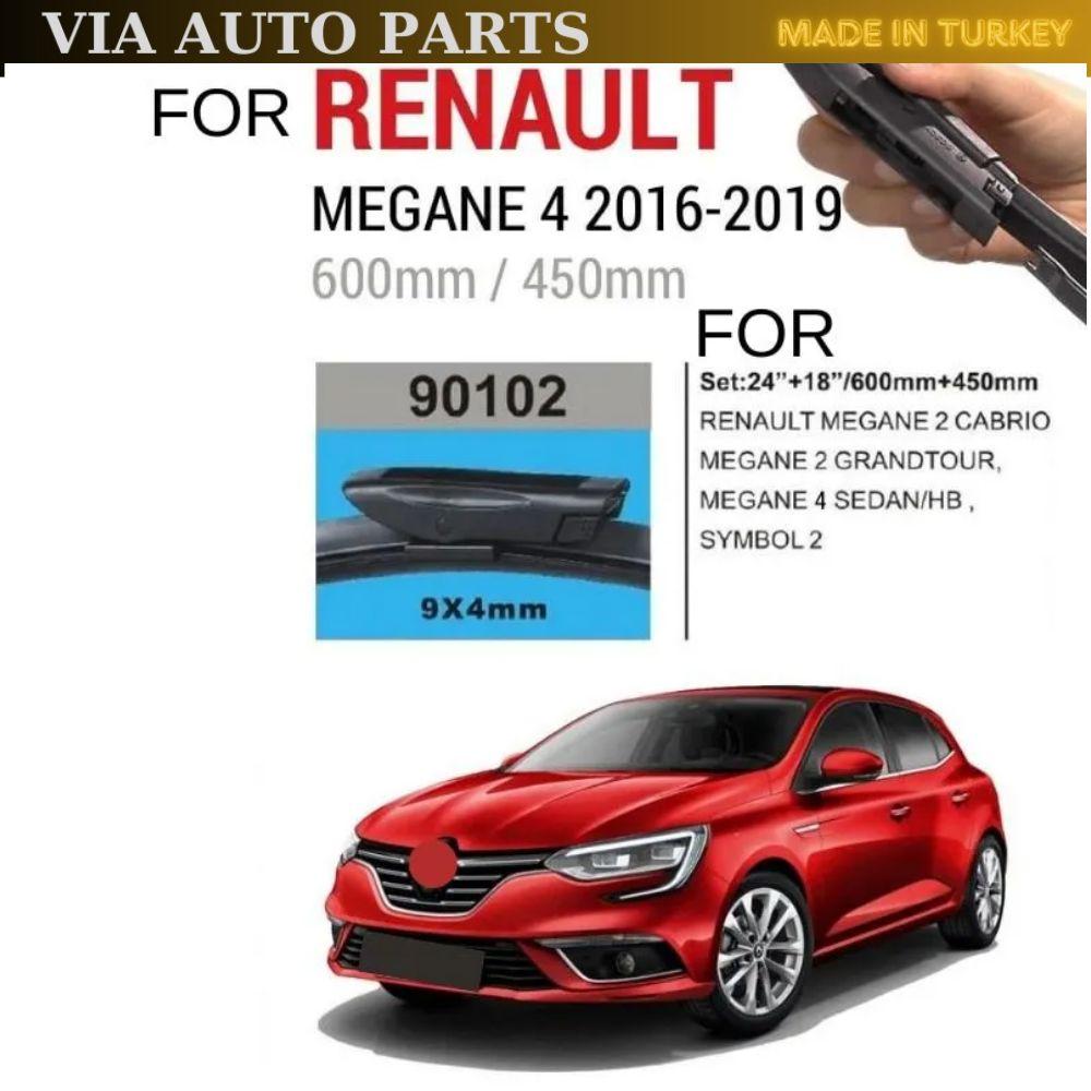 

Windshield Wipers Set 2 Pieces for Megane Mk4 IV 2016-2019 Talisman Banana Style