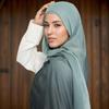 Ombre Modal Hijab Gradient Cotton Rayon Crease Hijab Scarf Lady High Quality Wraps And Shawls Musulman Headband Islamic Turban