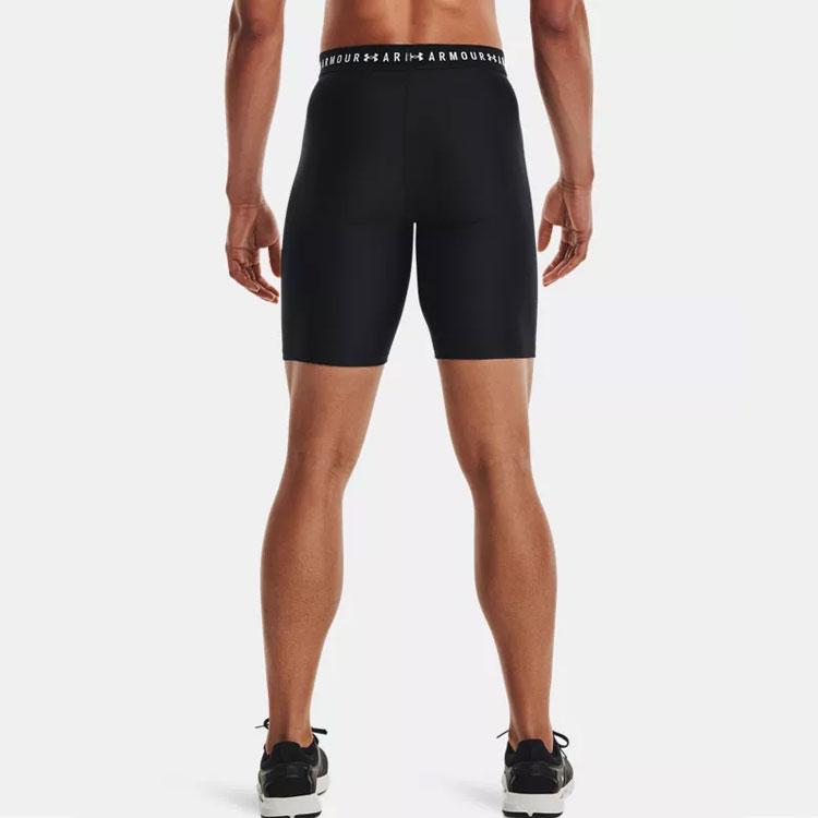 Under Armour Solid Color Letter Waistband Fitness Shorts Women Shorts Black 1362872-001