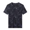 Large Size Men's Sports and Leisure T-shirt Summer Ice Silk Thin Short-sleeved Quick-drying Ice Casual Top T-shirt Men's