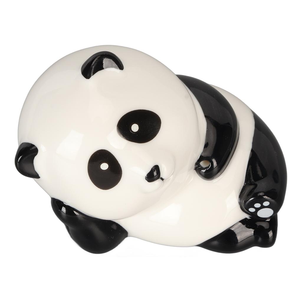 Panda Räuchergefäß Weißes Porzellan Niedlich Lebensecht Street Relief Räucherstäbchenhalter für Meditation Dekoration Innen