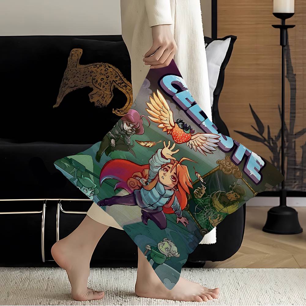 Celeste Game Personalized Picture Text Home Decorative Pillows Household Gifts 45x45cm