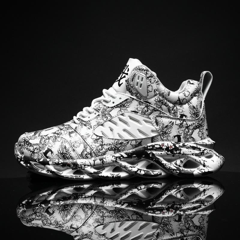 Popular Mandarin Duck High-top Shoes Men's Versatile Men's Shoes Trendy Fashion Sports Shoes Dad Shoes Men's Casual Shoes Men