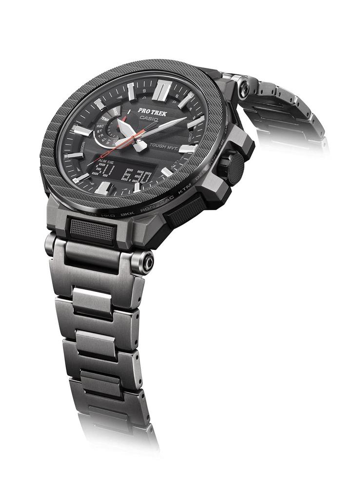 Casio Pro Trek MANASLU Solar Watch Silver Men's Watch, Radio-Controlled PRX-8001YT-7JF,