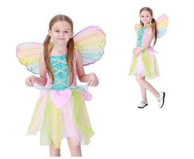 [Dream-studio] Kostým víly pro děti, Cosplay, Halloween, Dívky, Různé velikosti (S (95-110 cm))