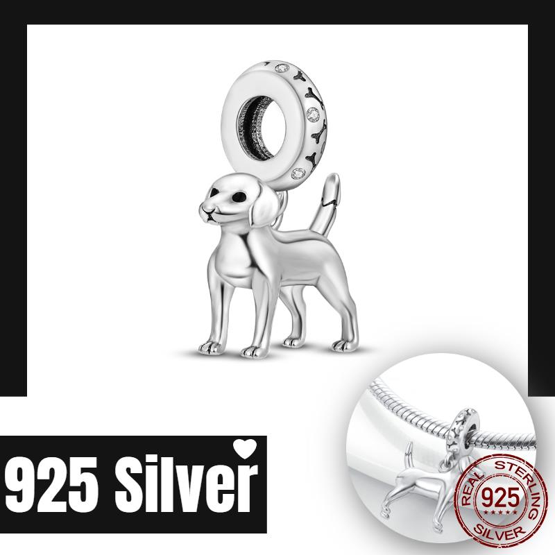 Summer Animal Friends Octopus Dog Starfish Charms Fit Bracelets Necklace Beads Original Copper Women Jewelry Making