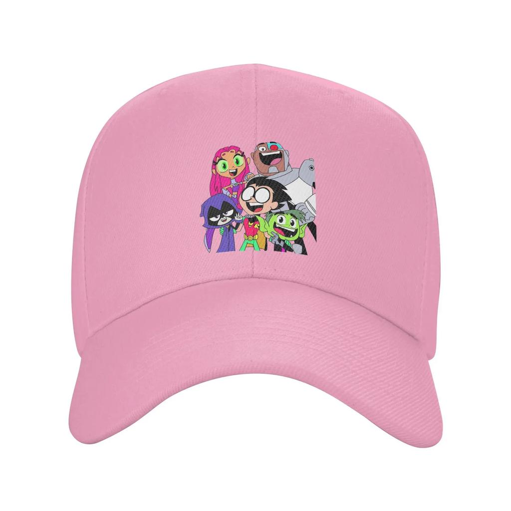 Unisex Baseball Hats Teen Titans Picture Outdoor Streetwear Summer Sports Baseball Caps Hip Hop Cap Casquette Hats