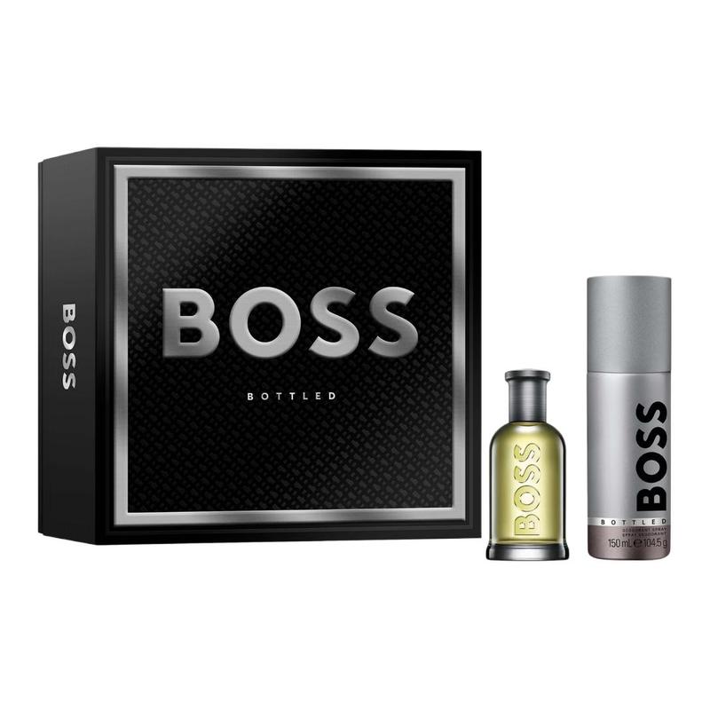 BOSS Confident Gift Box Men s Perfume Set EDT + Cinnamon Geranium 50ml+150ml коричневый