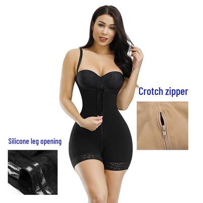 New Women's Tummy Control Bodysuit with Zipper and Corset Camisole for Hip Lifting